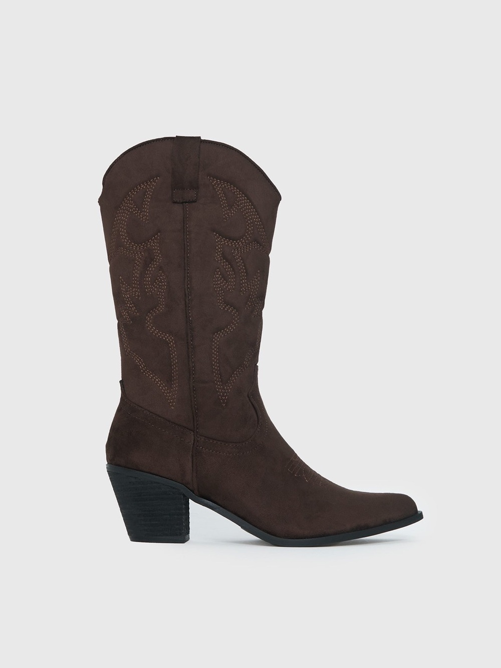 Therapy Clayton Cowboy Boots Chocolate